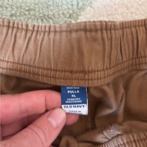 Old Navy Brown High-Rise Pull-On Pants